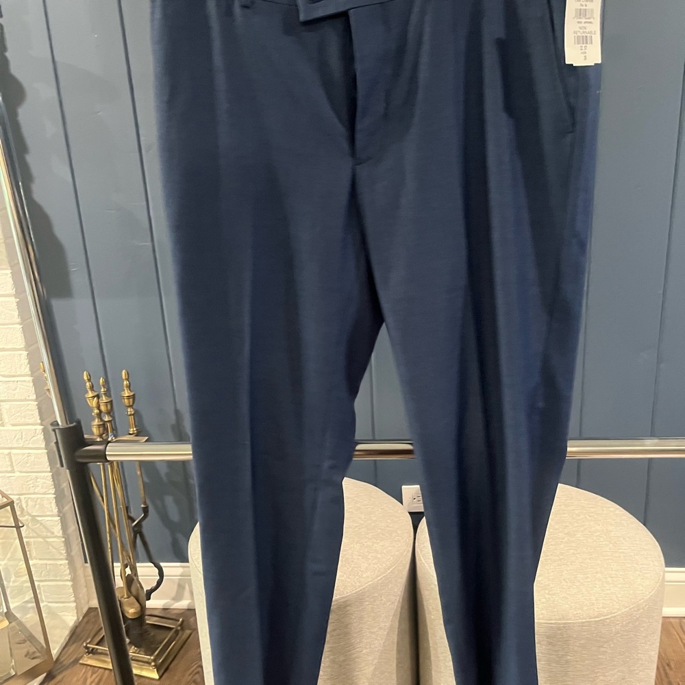 Elegant Navy Men's Dress Pants